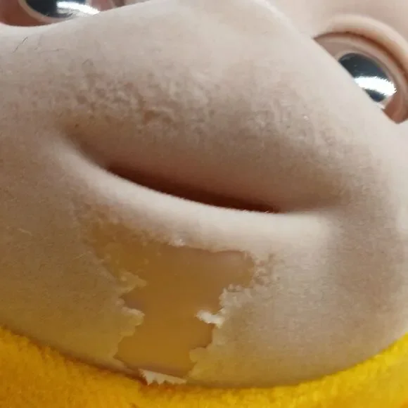 Eden Teletubbies 1998 Vintage Stuffed Plush Animal Toy Laa Laa Yellow 12" FAIR - Picture 6 of 7